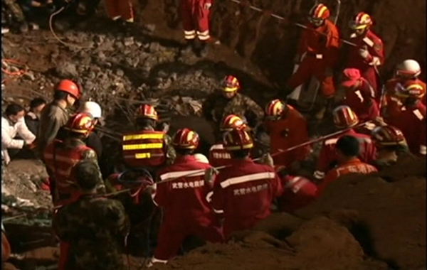 landslide in China(REUTERS)