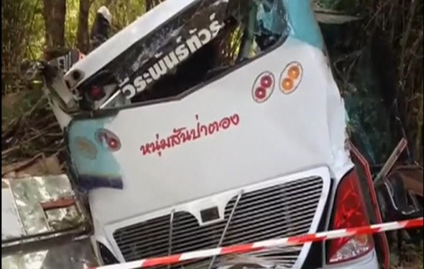 Thailand bus crash(REUTERS)
