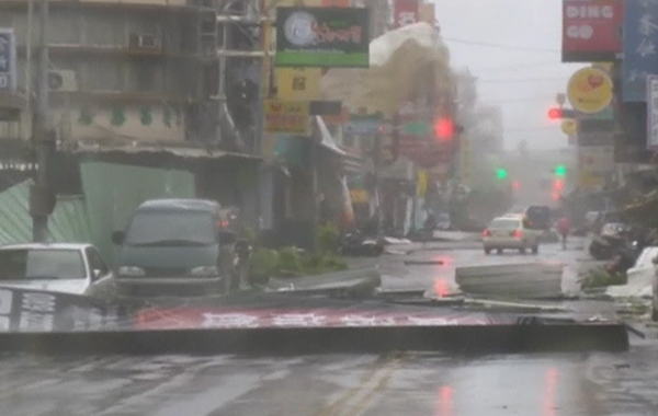 Pananalasa ng Typhoon Nepartak sa Taiwan(REUTERS)